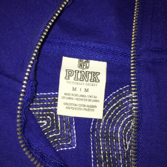 Victoria’s Secret pink half zip NY GIANTS - Picture 2 of 5